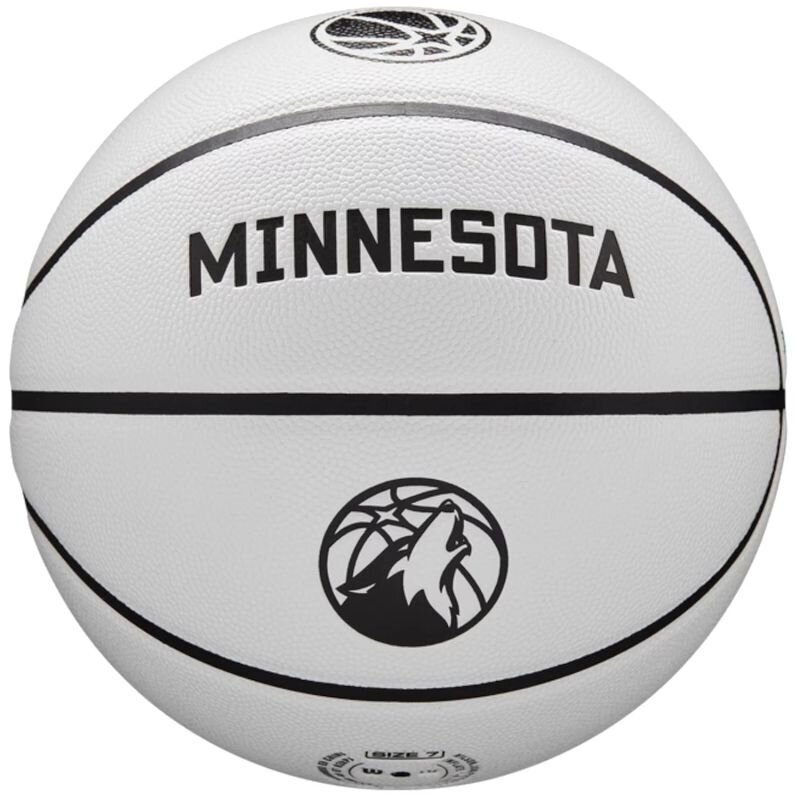 Krepšinio kamuolys Wilson NBA Team City Collector Minnesota Timberwolves, 7  dydis kaina | pigu.lt