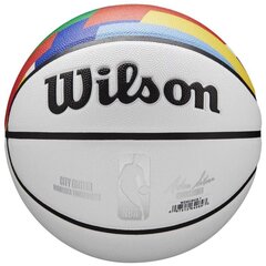 Krepšinio kamuolys Wilson NBA Team City Collector Minnesota Timberwolves, 7 dydis цена и информация | Баскетбольные мячи | pigu.lt