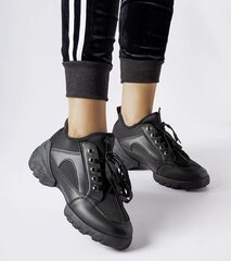 Laisvalaikio bateliai moterims Gemre, juodi цена и информация | Спортивная обувь, кроссовки для женщин | pigu.lt