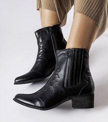 Aulinukai moterims Henriette Gemre GRM25313, juodi kaina ir informacija | Aulinukai, ilgaauliai batai moterims | pigu.lt