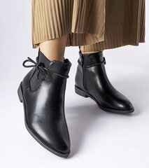 Aulinukai moterims Gemre GRM25343, juodi kaina ir informacija | Aulinukai, ilgaauliai batai moterims | pigu.lt