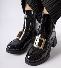 Aulinukai moterims Gemre GRM253452681, juodi kaina ir informacija | Aulinukai, ilgaauliai batai moterims | pigu.lt