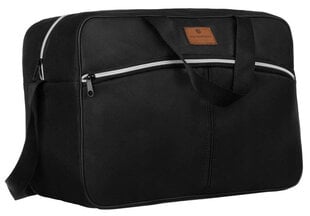 Krepšys rankiniam bagažui, Peterson, juodas kaina ir informacija | Kuprinės ir krepšiai | pigu.lt