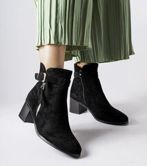 Aulinukai moterims Gemre GRM253652681, juodi kaina ir informacija | Aulinukai, ilgaauliai batai moterims | pigu.lt