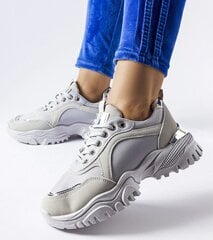 Sportiniai batai moterims Inna, pilki цена и информация | Спортивная обувь, кроссовки для женщин | pigu.lt