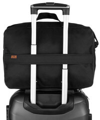 Krepšys rankiniam bagažui, Peterson, juodas цена и информация | Рюкзаки и сумки | pigu.lt