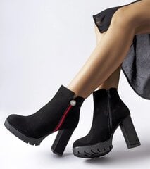 Aulinukai moterims Inna GRM25392.2681, juodi kaina ir informacija | Aulinukai, ilgaauliai batai moterims | pigu.lt