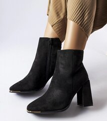 Aulinukai moterims Gemre GRM253672681, juodi kaina ir informacija | Aulinukai, ilgaauliai batai moterims | pigu.lt