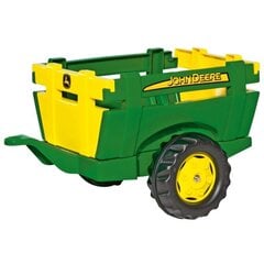 Vaikiška Rolly Toys fermos priekaba John Deere minamam traktoriui цена и информация | Игрушки для мальчиков | pigu.lt