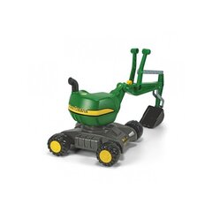 Paspiriamas vaikiškas ekskavatorius Rolly Toys RollyDigger John Deere, žalias kaina ir informacija | Žaislai kūdikiams | pigu.lt