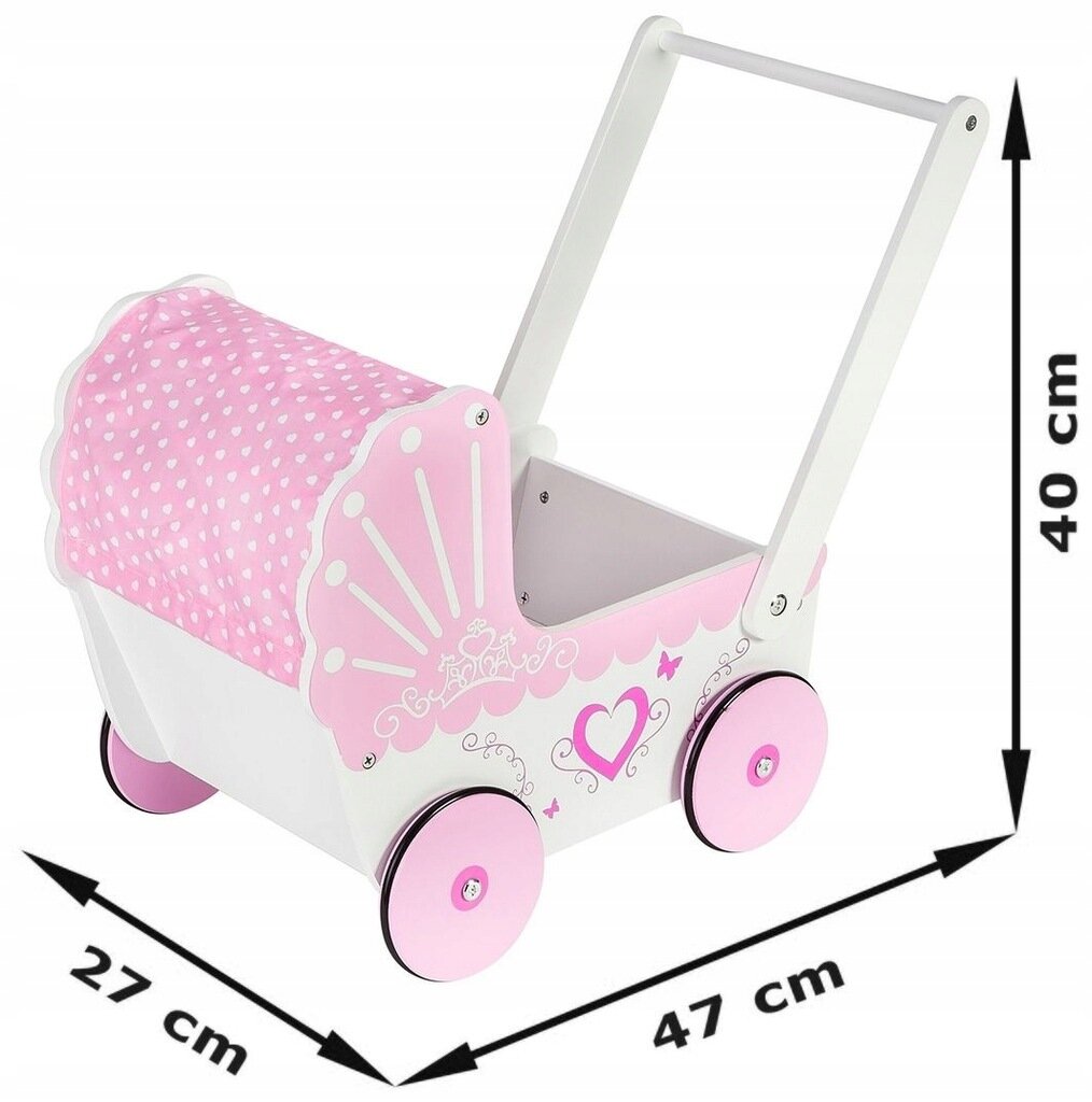 Lėlės vežimėlis Mamabrum DA702 kaina ir informacija | Žaislai mergaitėms | pigu.lt
