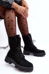 Aulinukai moterims Step In Style LKK186016.2683, juodi kaina ir informacija | Aulinukai, ilgaauliai batai moterims | pigu.lt
