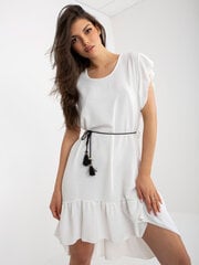 Женское белое платье-рубашка цена и информация | Платья | pigu.lt
