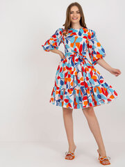 Женское платье с принтом, разноцветное цена и информация | Платья | pigu.lt