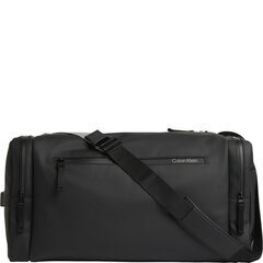 Kelioninis krepšys Calvin Klein Rubberized weekender, juodas kaina ir informacija | Kuprinės ir krepšiai | pigu.lt