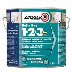 Naujos kartos universalus blokuojantis vandens pagrindo gruntas Zinsser Bulls Eye1-2-3 Plus цена и информация | Грунтовки, шпатлевки и др. | pigu.lt