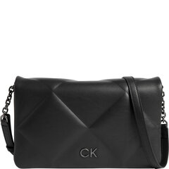 CALVIN KLEIN moteriška juoda rankinė per petį Re-lo quilt shoulder bag kaina ir informacija | Moteriškos rankinės | pigu.lt