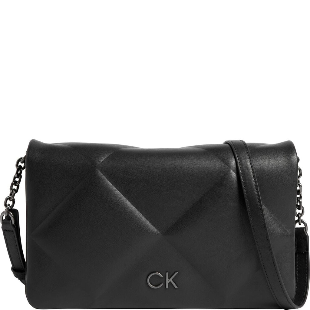 CALVIN KLEIN moteriška juoda rankinė per petį Re-lo quilt shoulder bag цена и информация | Moteriškos rankinės | pigu.lt