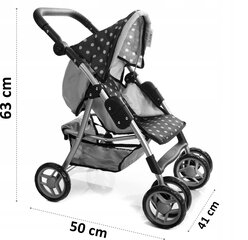 Кукольная коляска Doris DM9352 цена и информация | Игрушки для девочек | pigu.lt