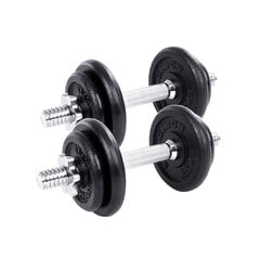 PROIRON PRKRD08K Rubber Dumbbell, 16 kg, цена и информация | Гантели, гири, штанги | pigu.lt