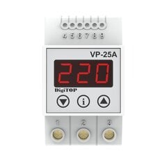 Įtampos relė DigiTOP VP-25A kaina ir informacija | Elektros jungikliai, rozetės | pigu.lt