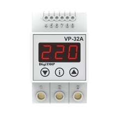 Įtampos relė DigiTOP VP-32A kaina ir informacija | Elektros jungikliai, rozetės | pigu.lt