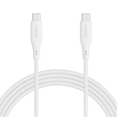 USB-C to USB-C Cable Ricomm RLS304CCW 1.2m цена и информация | Кабели для телефонов | pigu.lt