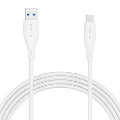 USB-A to USB-C Cable Ricomm RLS004ACW 1.2m цена и информация | Кабели для телефонов | pigu.lt