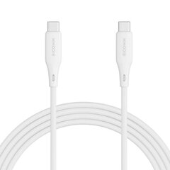 USB-C do USB-C Cable Ricomm RLS307CCW 2.1m цена и информация | Кабели для телефонов | pigu.lt