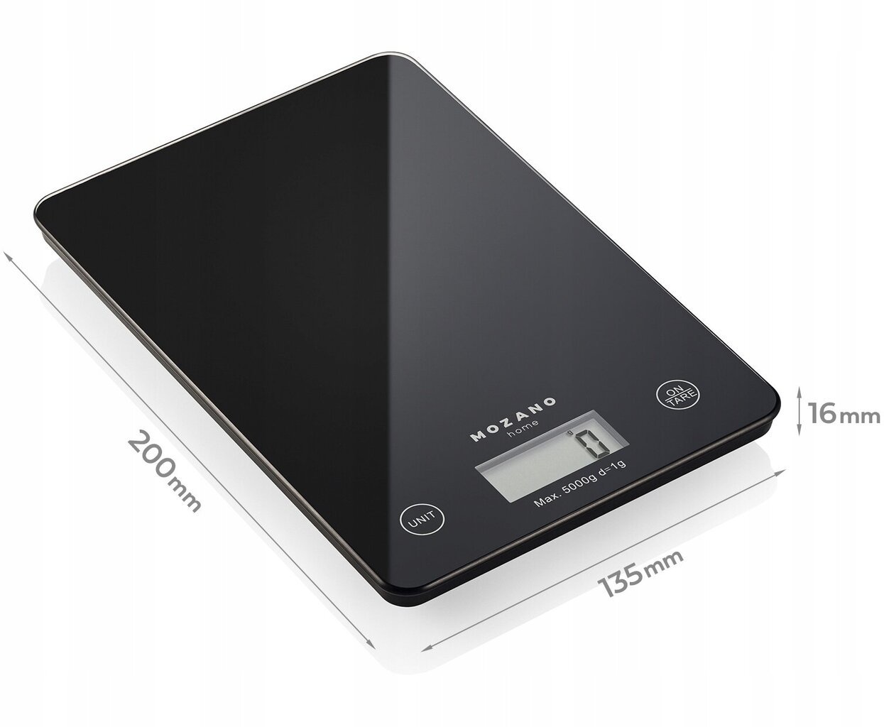 Mozano Electronic Kitchen Scale kaina ir informacija | Svarstyklės (virtuvinės) | pigu.lt