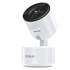 EDUP EH-2048P17 V2 Smart IPCam Умная камера для дома Wi-Fi / PTZ 350° / 2K H.264 / microSD / Audio / IR WDR / USB-C цена и информация | Радионяни | pigu.lt