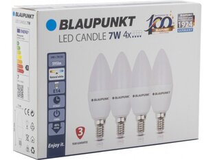 Blaupunkt LED lemputės E14 6,8W 4pcs, naturali balta kaina ir informacija | Elektros lemputės | pigu.lt