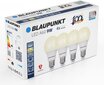 Blaupunkt LED lemputės E27 9W 4vnt, šilta balta цена и информация | Elektros lemputės | pigu.lt