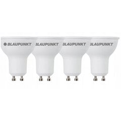 Blaupunkt LED lemputės GU10 5W 4vnt, šiltai balta kaina ir informacija | Elektros lemputės | pigu.lt