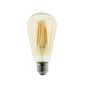Blaupunkt LED lemputė E27 ST64 8W Dimmer, gintarinė kaina ir informacija | Elektros lemputės | pigu.lt
