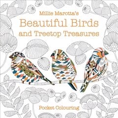 Millie Marotta's Beautiful Birds and Treetop Treasures Pocket Colouring цена и информация | Книги для малышей | pigu.lt