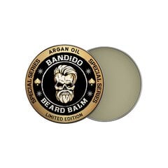 Barzdos balzamas Bandido Beard Balm Argan Black, 40ml цена и информация | Косметика и средства для бритья | pigu.lt