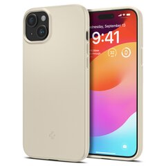 Spigen Thin Fit case for iPhone 15 Plus - beige цена и информация | Чехлы для телефонов | pigu.lt