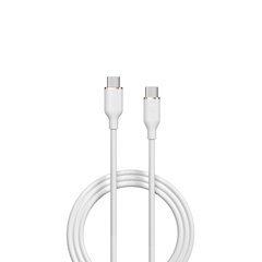 Devia cable Jelly USB-C - USB-C 1,2 m 60W white цена и информация | Кабели и провода | pigu.lt