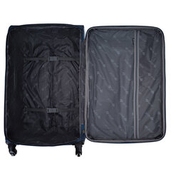Didelis lagaminas Solier L 70 l, mėlynas kaina ir informacija | Lagaminai, kelioniniai krepšiai | pigu.lt