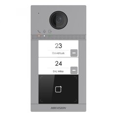 HikVision 2 mygtukų metalinių vilų durų stotis DS-KV8213-WME1 DS-KV8213-WME1(C) цена и информация | Домофоны | pigu.lt