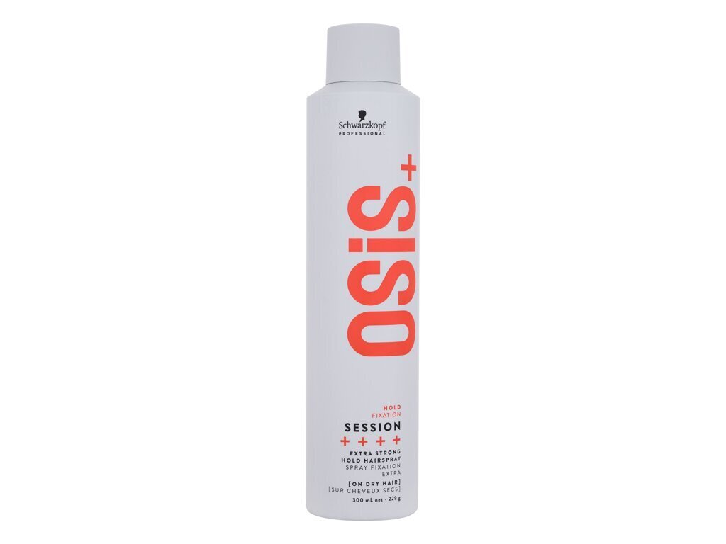 Plaukų lakas Schwarzkopf Professional Osis+ Session Extra Strong Hold Spray, 300 ml цена и информация | Plaukų formavimo priemonės | pigu.lt