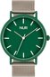 Moteriškas laikrodis Nur, žalias, sidabrinis цена и информация | Moteriški laikrodžiai | pigu.lt
