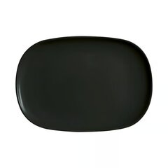 Luminarc lėkštė Diwali, juoda, 34x24 cm kaina ir informacija | Indai, lėkštės, pietų servizai | pigu.lt