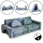 Vaikiška modulinė sofa MKS, pilka kaina ir informacija | Vaikiški sėdmaišiai, foteliai, pufai | pigu.lt