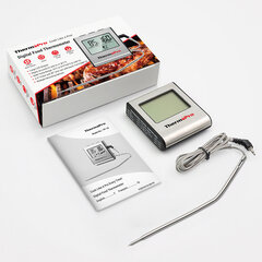 Skaitmeninis virtuvės termometras su laikmačio funkcija цена и информация | Таймеры, термостаты | pigu.lt