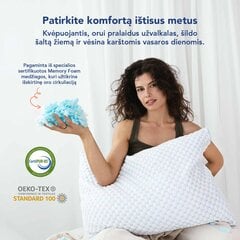 Подушка Memory Pillow, розовая цена и информация | Подушки | pigu.lt