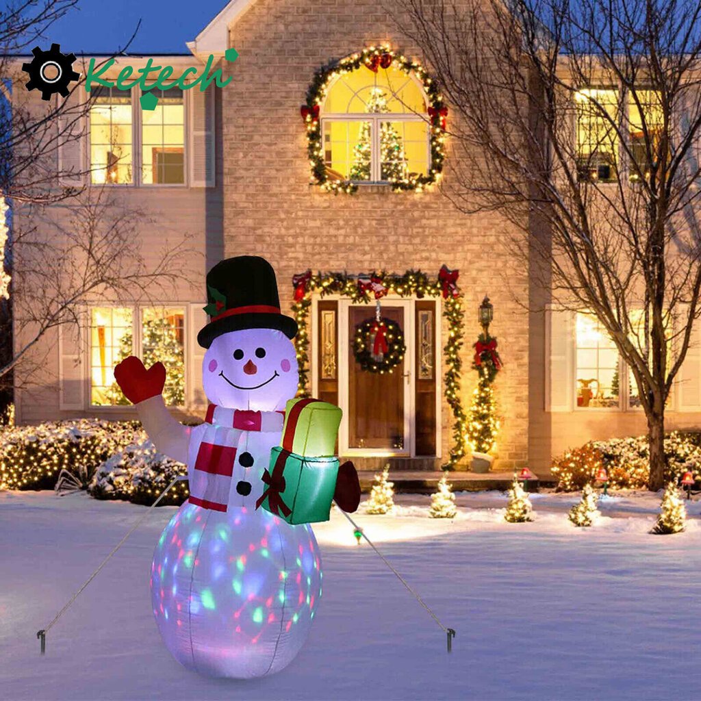 Kalėdinė dekoracija Sniego Senis kaina ir informacija | Kalėdinės dekoracijos | pigu.lt