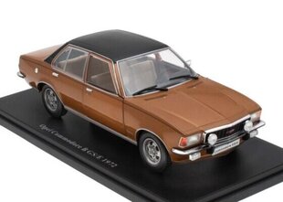 Kolekcinis modeliukas Opel Commodore B Gs/e – 1972 Gold Metallic 24p014 Hachette 1:24 kaina ir informacija | Kolekciniai modeliukai | pigu.lt