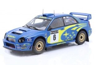 Subaru Impreza S7 #Rallye Great Britain 2001 P.Solberg/P.Mills 24RAL026B IXO 1:24 цена и информация | Коллекционные модели автомобилей | pigu.lt